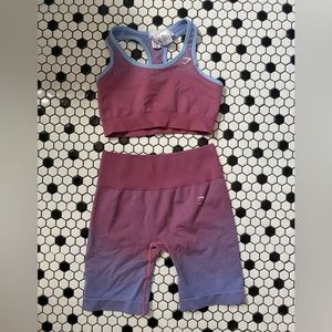 Gymshark ombré workout set